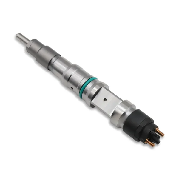 Single Bosch diesel fuel injector view 4