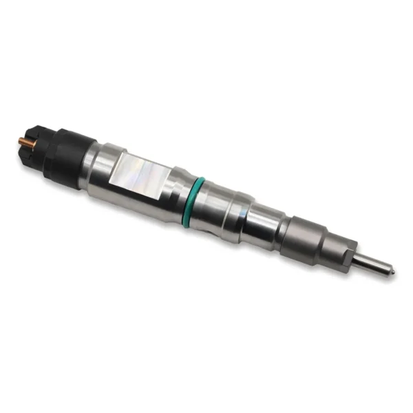 Single Bosch diesel fuel injector view 2