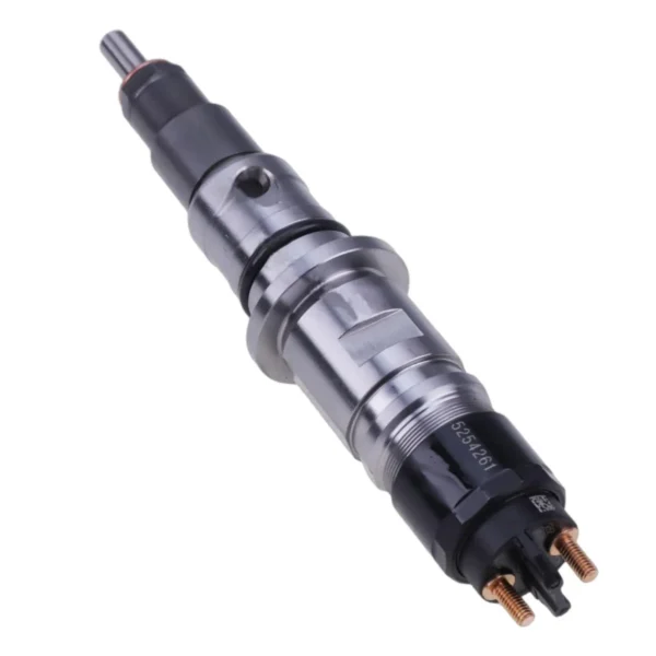 Single Bosch diesel fuel injector view 3