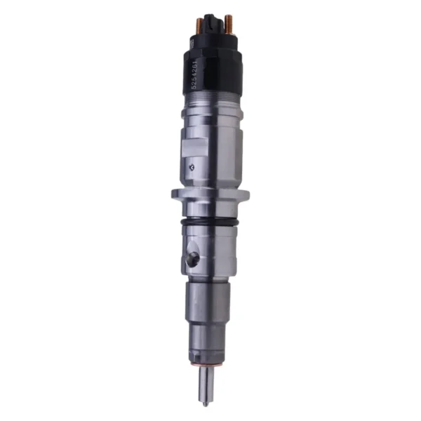 Single Bosch diesel fuel injector view 2
