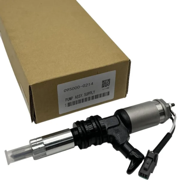 095000-0214 Denso Diesel Fuel Injector View 3 095000-0214 Denso diesel injector view 3 for ME302570 MITSUBISHI 6M60T FH/FK