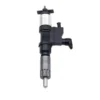 Front view of 095000-0660 diesel fuel injector with nozzle and connector details