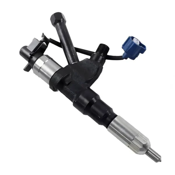 095000-5215 Denso diesel injector view 2 for 23670-E0350 Hino P11C Kobelco SK450-8 SK460-8