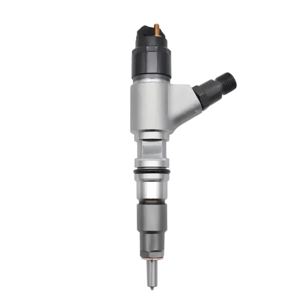 Single Caterpillar diesel fuel injector view 3