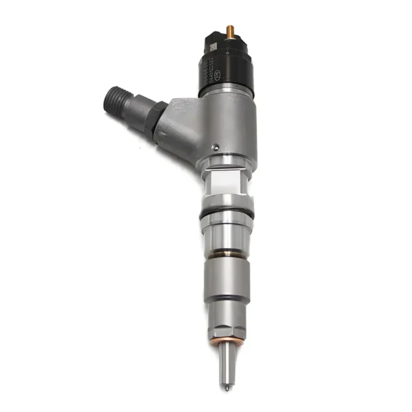 Single Caterpillar diesel fuel injector view 4