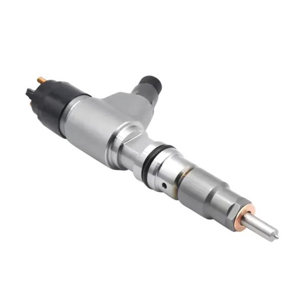 Single Caterpillar diesel fuel injector view 2