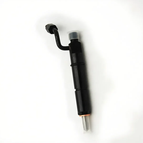 Single Caterpillar diesel fuel injector view 3