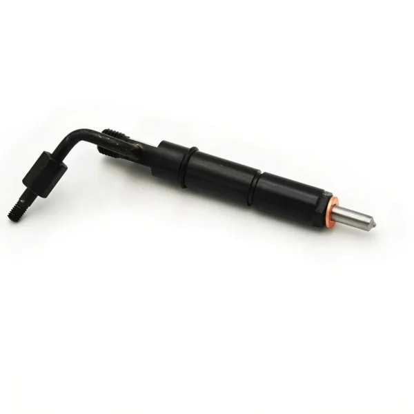 Single Caterpillar diesel fuel injector view 4