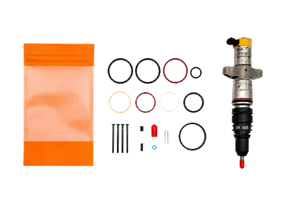 Diesel injector repair kit with seals O-rings and replacement parts