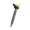 0445115055 Bosch Piezo Diesel Fuel Injector - Angle View 0445115055 Bosch piezo diesel fuel injector, remanufactured injector for selected diesel engine applications
