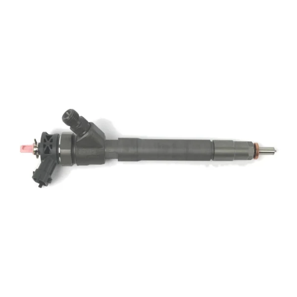 0445115060 Bosch Piezo Diesel Fuel Injector - Angle View 0445115060 Bosch piezo diesel fuel injector, remanufactured injector for selected LC, D, 4WD, Sport 2.2D 224DT diesel applications