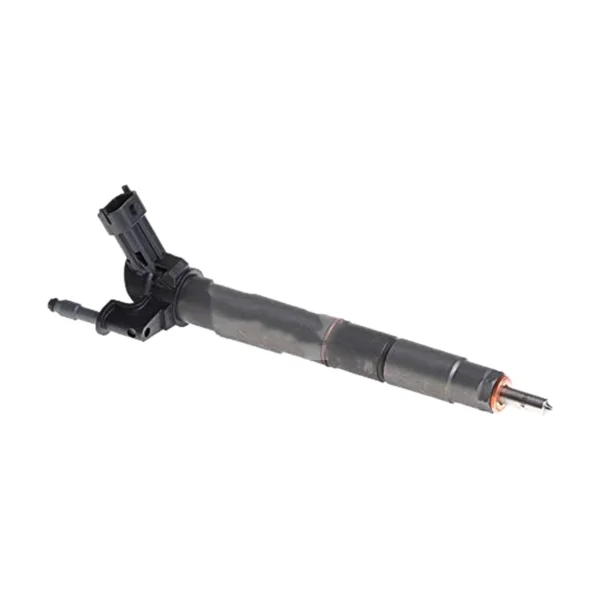 12620534 Bosch Piezo Diesel Fuel Injector - Angle View 12620534 Bosch piezo diesel fuel injector, remanufactured injector for selected Chevrolet Opel Duramax 6.6 LM Chevrolet Opel Duramax diesel applications