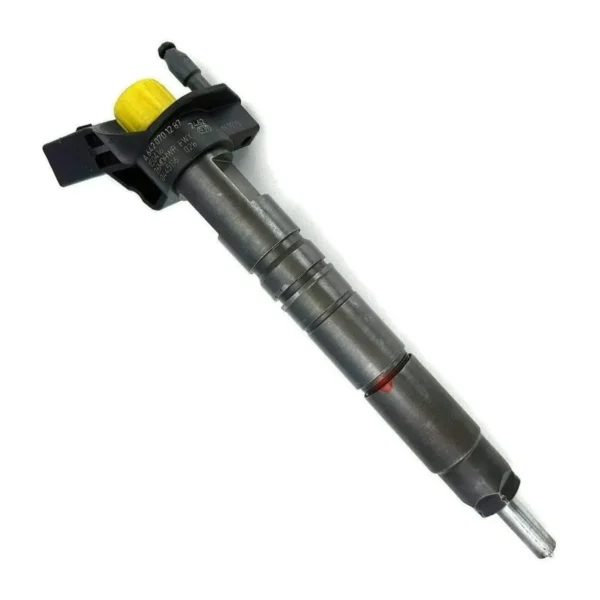 A6420701287 Bosch Piezo Diesel Fuel Injector - Angle View A6420701287 Bosch piezo diesel fuel injector, remanufactured injector for selected Mercedes-Benz diesel applications