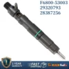 F6800-53003 Delphi diesel fuel injector view 2 for Daedong T4 1.8L 2.4L