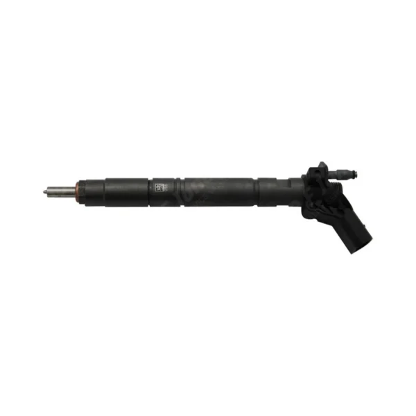 059130277CD Bosch Piezo Diesel Fuel Injector - Angle View 059130277CD Bosch piezo diesel fuel injector, remanufactured injector for selected CLAA, CLAB, CJGA, CJGC, CJGD, CJMA, CLZB, CRCA Audi 3.0 Audi A4/A5/A6/A7/A8/Q7 diesel applications